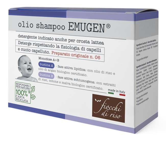 FIOCCHI DI RISO EMUGEN OLIO SHAMPOO ULTRADELICATO 45 ML - Newepa Srl