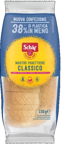 SCHAR CLASSICO DEL MASTRO PANETTIERE PANE BIANCO SENZA LATTOSIO 330 G - Newepa Srl