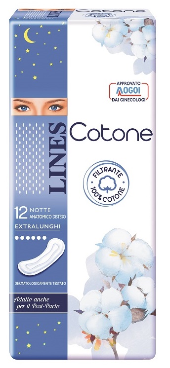 LINES COTONE NON ULTRA NOTTE DISTESI 12 PEZZI - Newepa Srl