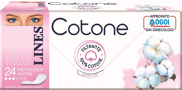LINES COTONE PROTEGGISLIP DISTESI 24 PEZZI - Newepa Srl