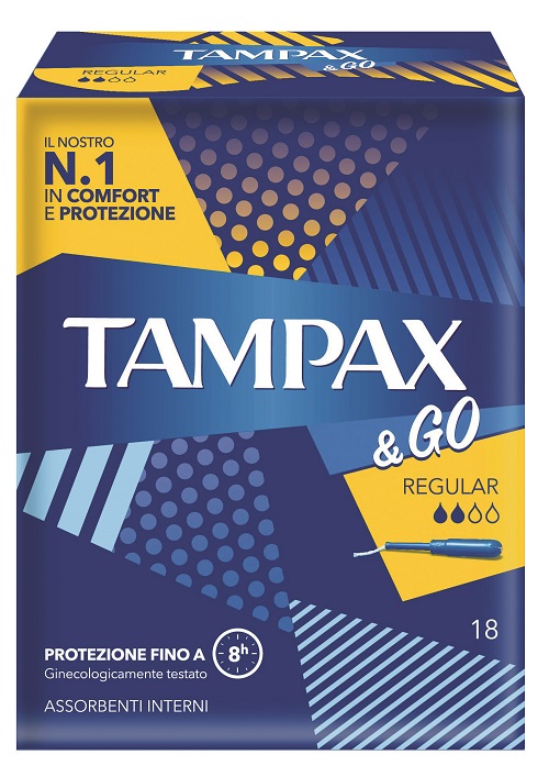 TAMPAX &GO REGULAR 18 PEZZI - Newepa Srl