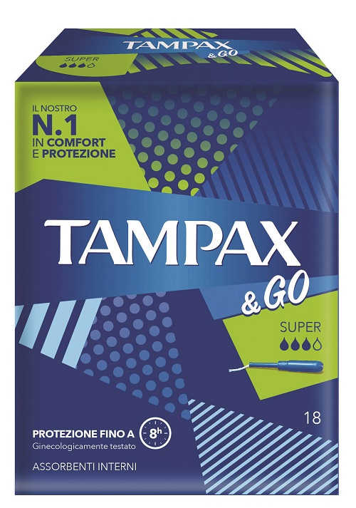 TAMPAX &GO SUPER 18 PEZZI - Newepa Srl