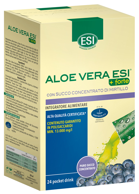 ESI ALOE VERA SUCCO + FORTE MIRTILLO 24 POCKET DRINK - Newepa Srl