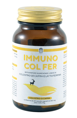 IMMUNO COL FER COLOSTRO DI CAPRA 60 CAPSULE VEGETALI - Newepa Srl
