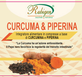 CURCUMA & PIPERINA RUBIGEN 120 COMPRESSE DA 500 MG - Newepa Srl
