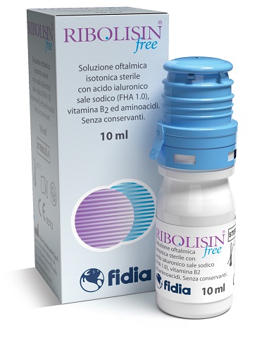 COLLIRIO SOLUZIONE OFTALMICA RIBOLISIN FREE 10 ML - Newepa Srl