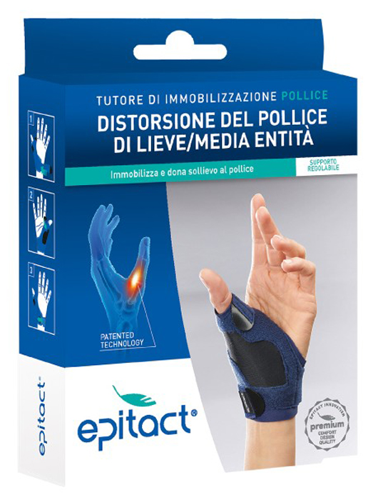 EPITACT TUTORE IMMOBILIZZAZIONE POLLICE MANO SINISTRA S - Newepa Srl