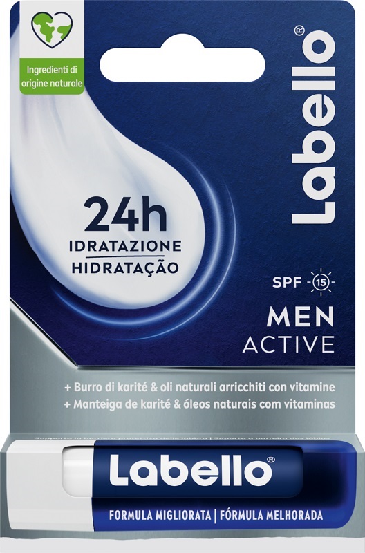LABELLO ACTIVE FOR MEN SPF 15 5,5 ML - Newepa Srl