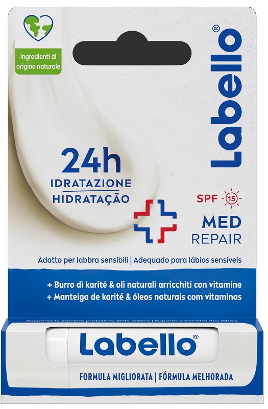 LABELLO MED REPAIR SPF15 24H IDRATAZIONE FONDENTE SULLE LABBRA 5,5 ML - Newepa Srl