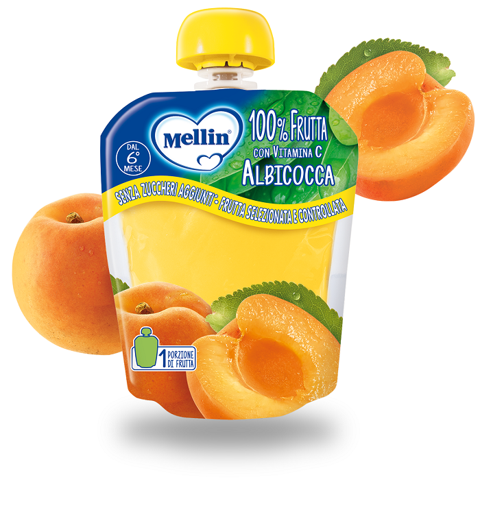 MELLIN POUCH ALBICOCCA 90 G - Newepa Srl