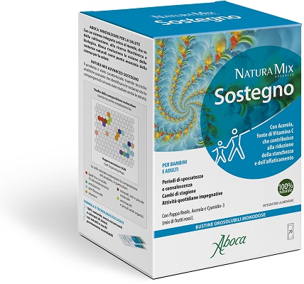 NATURA MIX ADVANCED SOSTEGNO OROSOLUBILE 20 BUSTINE - Newepa Srl