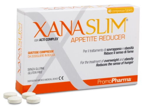 XANASLIM APPETITE REDUCER 40 COMPRESSE MASTICABILI - Newepa Srl