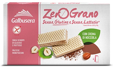 ZEROGRANO WAFER NOCCIOLA 180 G - Newepa Srl