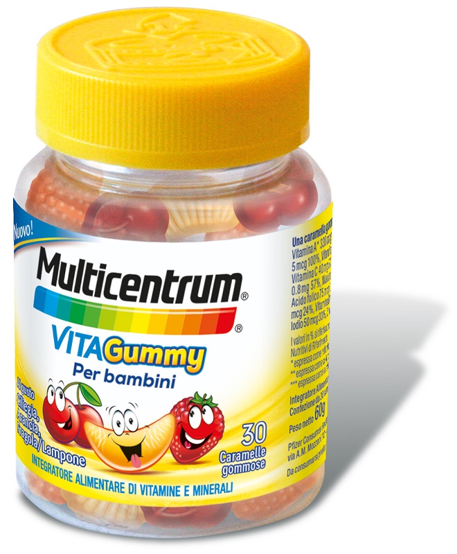 MULTICENTRUM VITAGUMMY 30 CARAMELLE GOMMOSE - Newepa Srl