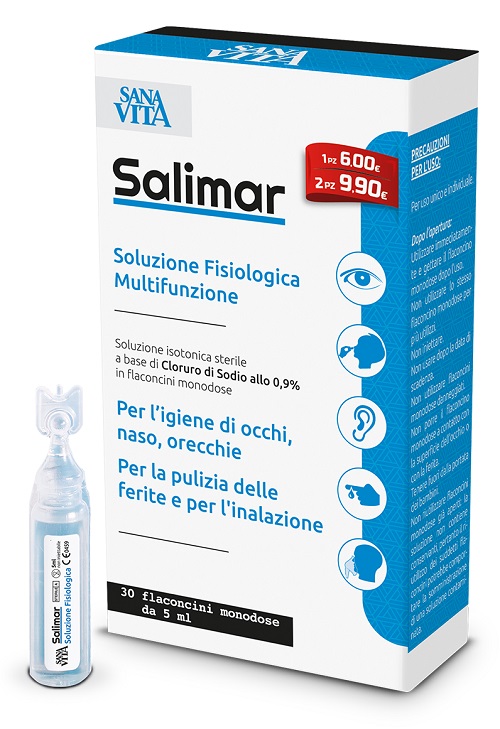 SANAVITA SOLUZIONE FISIOLOGICA 30 FIALOIDI X 5 ML - Newepa Srl