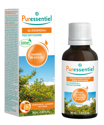 PURESSENTIEL MISCELA DIFFUSIONE VIAGGIO SICILIA 30 ML - Newepa Srl