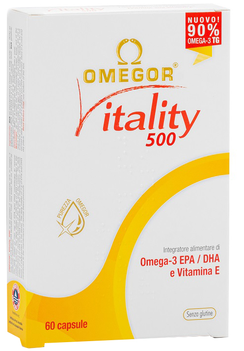 OMEGOR VITALITY 500 60 CAPSULE - Newepa Srl