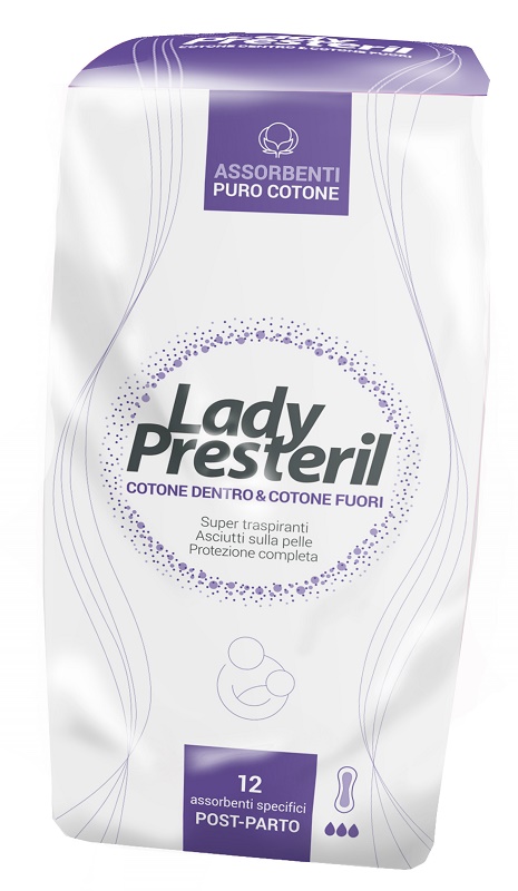 LADY PRESTERIL POSTPARTO 12 PEZZI - Newepa Srl
