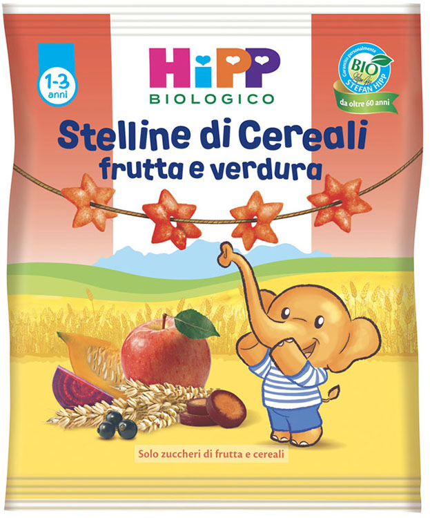 HIPP BIO STELLINE FRUTTA VERDURA 30 G - Newepa Srl
