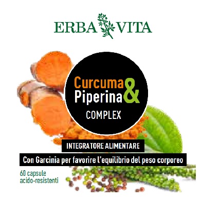 CURCUMA&PIPERINA COMPLEX 60 CAPSULE - Newepa Srl