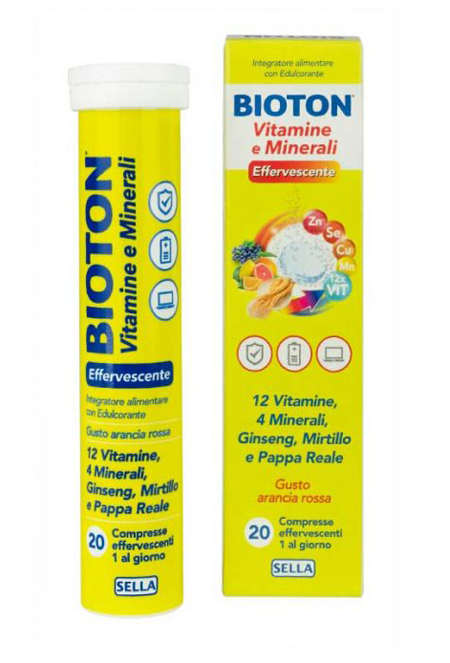 BIOTON VITAMINE E MINEALI 20 COMPRESSE EFFERVESCENTI - Newepa Srl