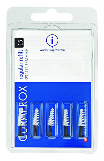 CURAPROX CPS REGULAR CPS 15 CON 5 SCOVOLINI + SUPPORTO - Newepa Srl