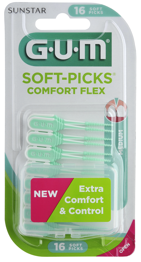 GUM SOFT PICK COMFORT FLEX SCOVOLINO INTERDENTALE 40 PEZZI - Newepa Srl