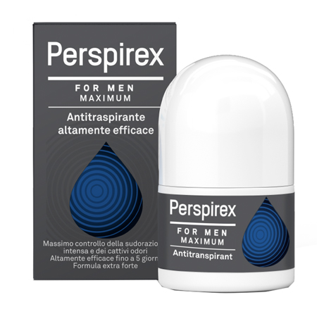 PERSPIREX FOR MEN MAXIMUM ANTITRASPIRANTE ROLL ON 20 ML - Newepa Srl