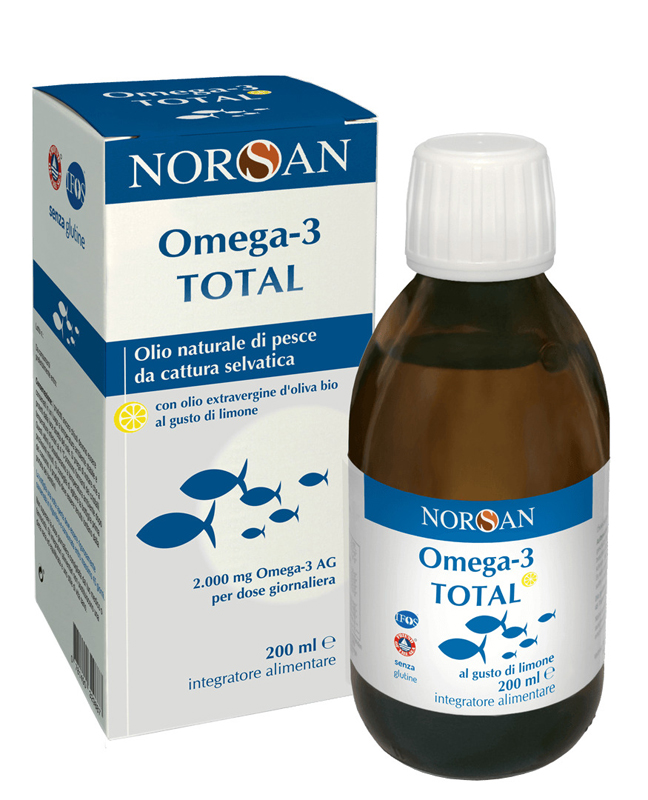 NORSAN OMEGA 3 TOTAL 200 ML GUSTO LIMONE - Newepa Srl