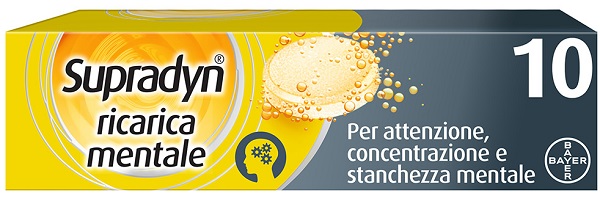 SUPRADYN RICARICA MENTALE 10 COMPRESSE - Newepa Srl