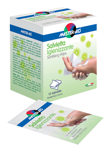 SALVIETTA IGIENIZZANTE 12 PEZZI - Newepa Srl