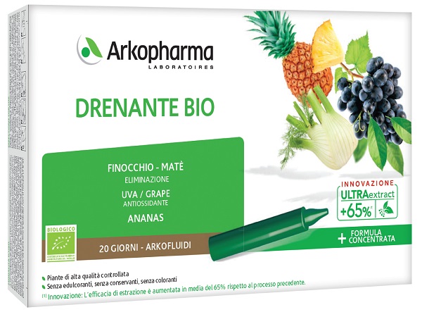ARKOFLUIDI DRENANTE BIO 20 FIALE - Newepa Srl