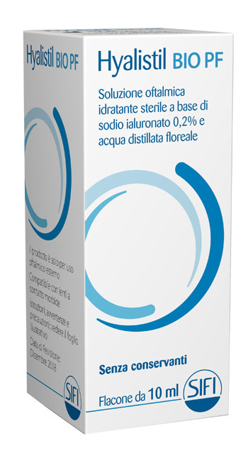 GOCCE OCULARI HA 0,2% E ACQUE DISTILLATE HYALISTIL BIO PF FRUTTI ROSSI 10 ML - Newepa Srl