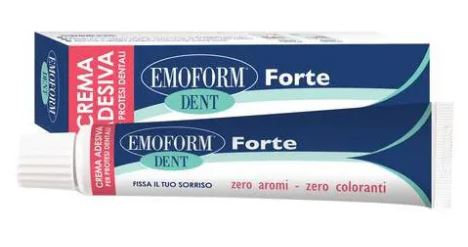 CREMA ADESIVA EMOFORM DENT FORTE PER PROTESI DENTALI 70 G - Newepa Srl