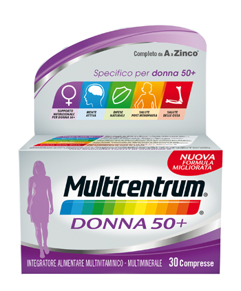 MULTICENTRUM DONNA 50+ 60 COMPRESSE - Newepa Srl