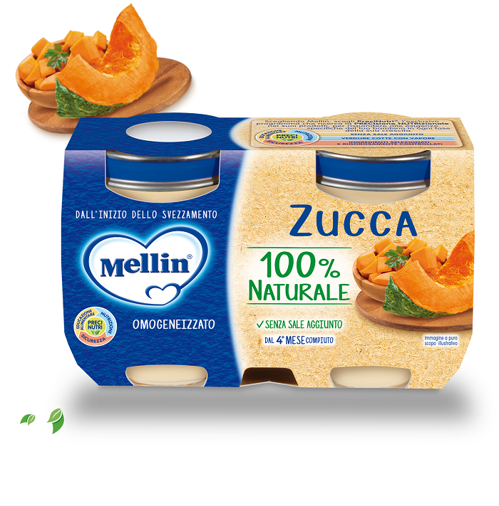 OMOGENEIZZATO ZUCCA 2 X 125 G - Newepa Srl