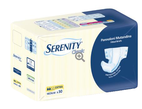SERENITY PANNOLONE A MUTANDINA CLASSIC EXTRA XL 15 PEZZI - Newepa Srl