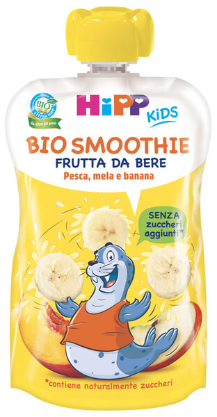 HIPP BIO SMOOTHIES MELA/BAN/PESCA 120 ML - Newepa Srl