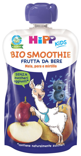 HIPP BIO SMOOTHIES MELA/PERA/MIRTILLO 120 ML - Newepa Srl