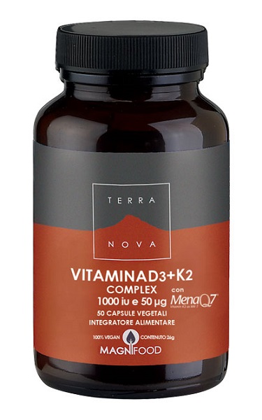 TERRANOVA VITAMINA D3 + K2 50 CAPSULE - Newepa Srl