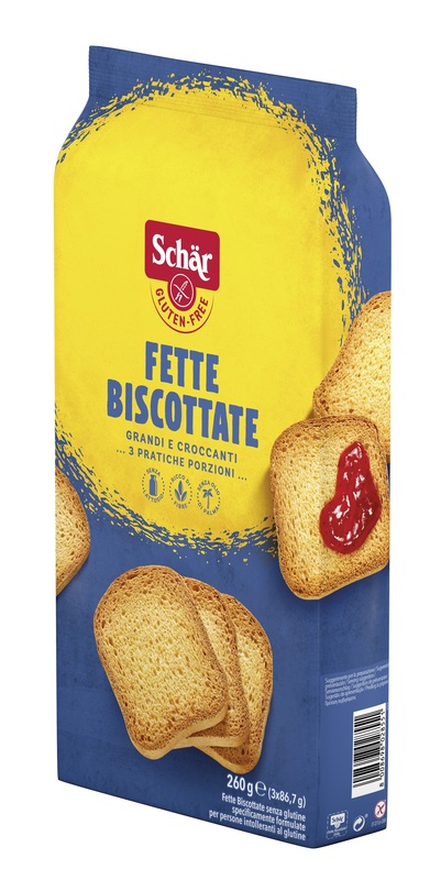 SCHAR FETTE BISCOTTATE 3 PORZIONI DA 86,7 G - Newepa Srl