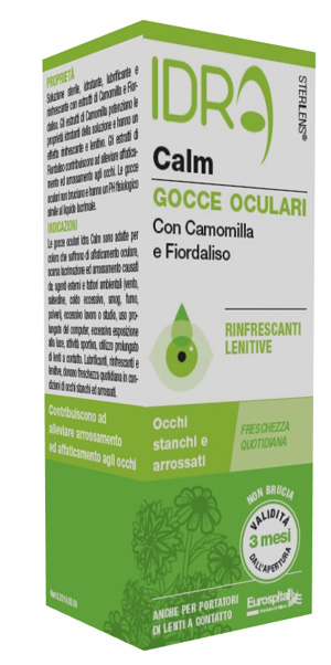 GOCCE OCULARI RINFRESCANTI STERILENS IDRA CALM CAMOMILLA E FIORDALISO 10 ML - Newepa Srl
