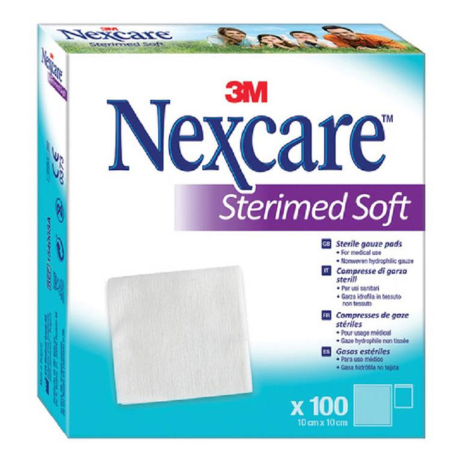GARZA COMPRESSA STERIMED SOFT IN TESSUTO NON TESSUTO STERILE 10X10CM 100 PEZZI MULTILINGUAL - Newepa Srl