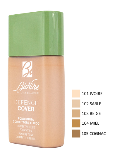 DEFENCE COVER FONDOTINTA CORRETTORE FLUIDO 104 40 ML - Newepa Srl