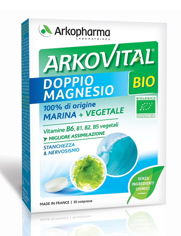 ARKOVITAL DOPPIO MAGNESIO BIO 30 COMPRESSE - Newepa Srl