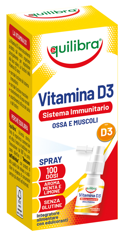 VITAMINA D3 SISTEMA IMMUNITARIO OSSA E MUSCOLI 13 ML - Newepa Srl