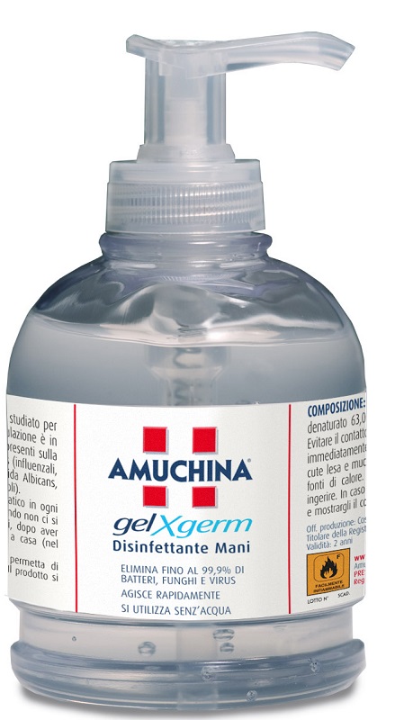 AMUCHINA GEL X-GERM DISINFETTANTE MANI 250 ML - Newepa Srl