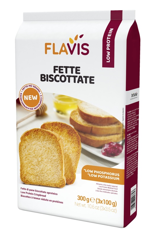 FLAVIS FETTE BISCOTTATE APROTEICHE 300 G - Newepa Srl