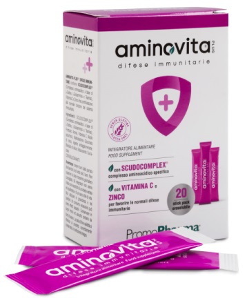 AMINOVITA PLUS DIFESE IMMUNITARIE 20 STICK PACK X 2,5 G - Newepa Srl
