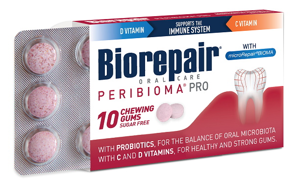 BIOREPAIR PERIBIOMA GOMME MASTICABILI 10 COMPRESSE DA 1,2 G - Newepa Srl
